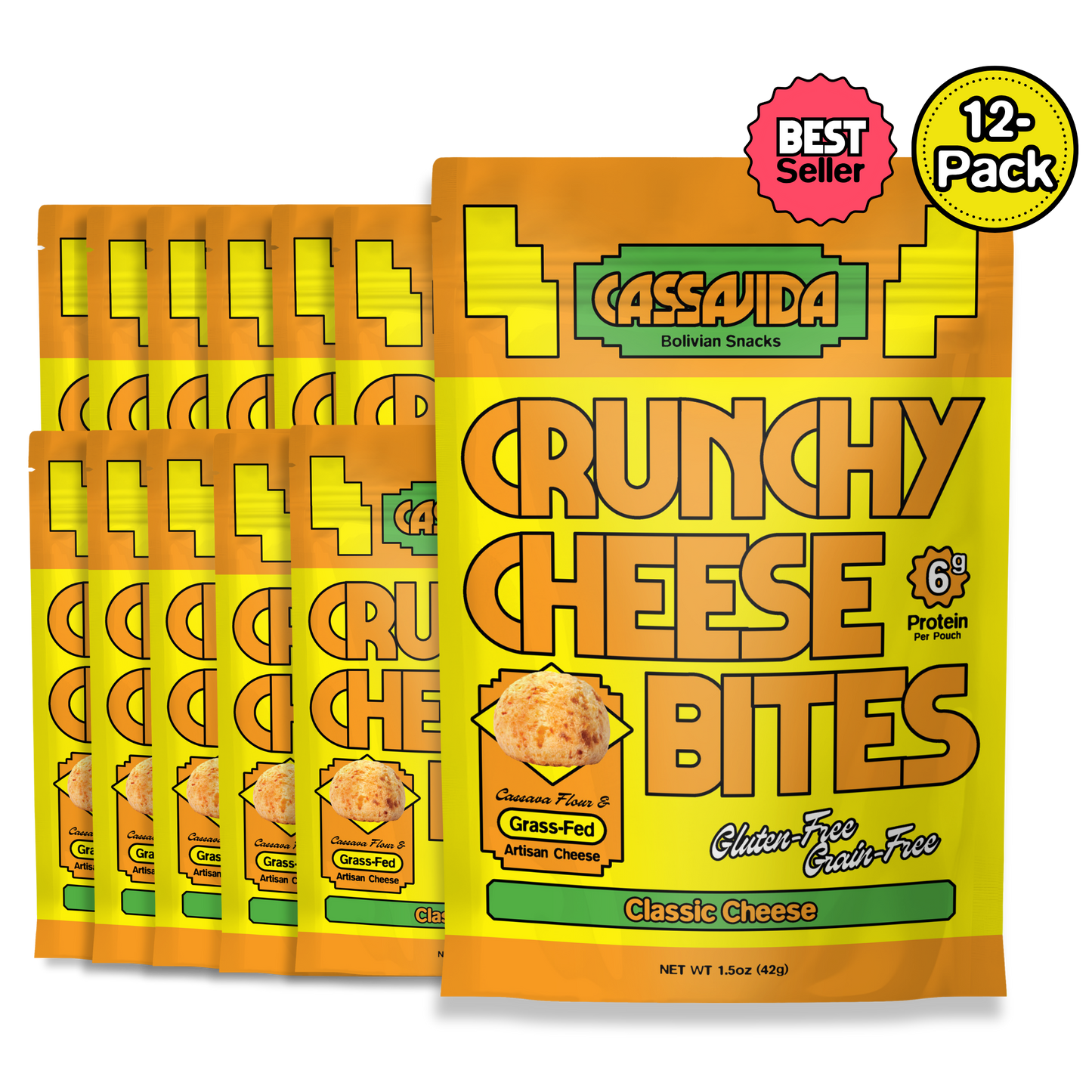 Crunchy Cheese Bites- Classic Cheese