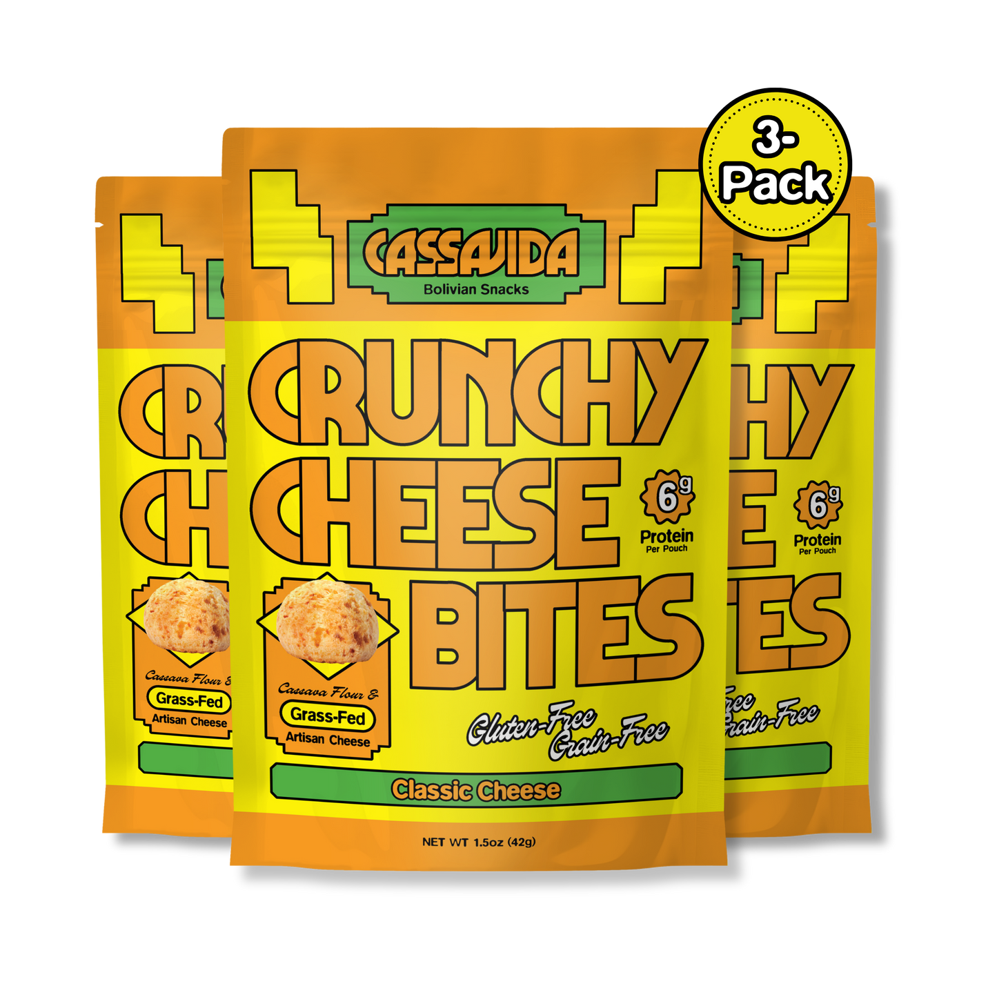 Crunchy Cheese Bites- Classic Cheese
