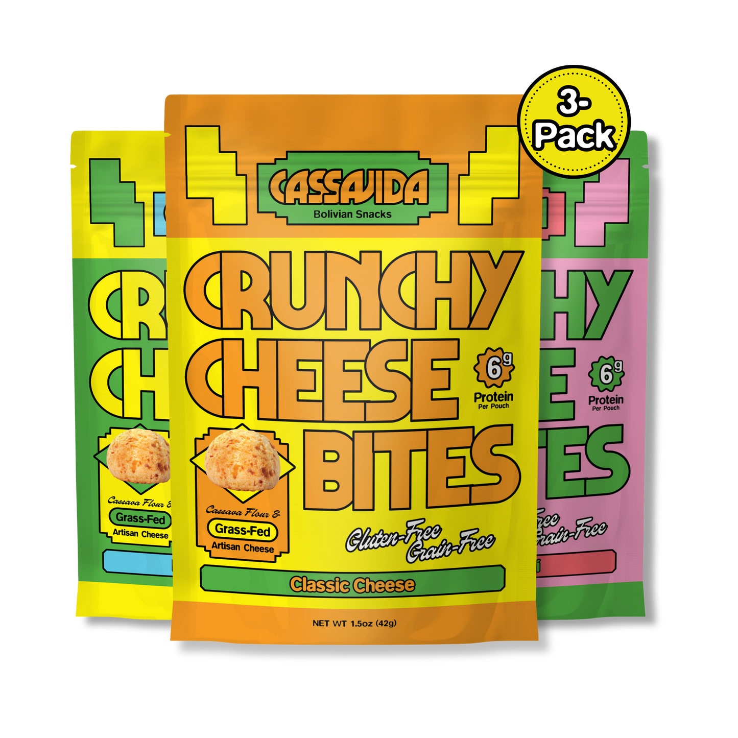 Crunchy Cheese Bites - Variety Pack