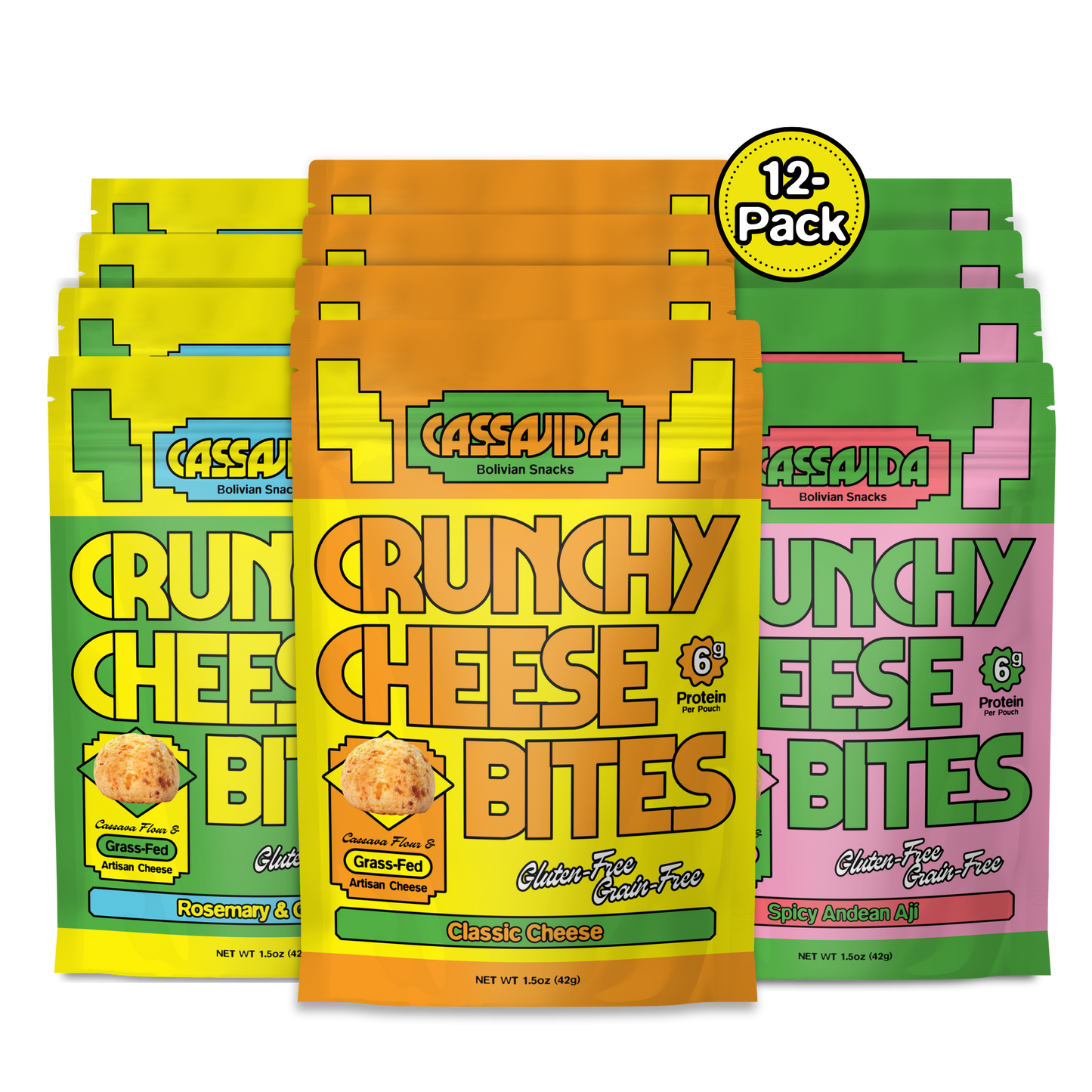 Crunchy Cheese Bites - Variety Pack