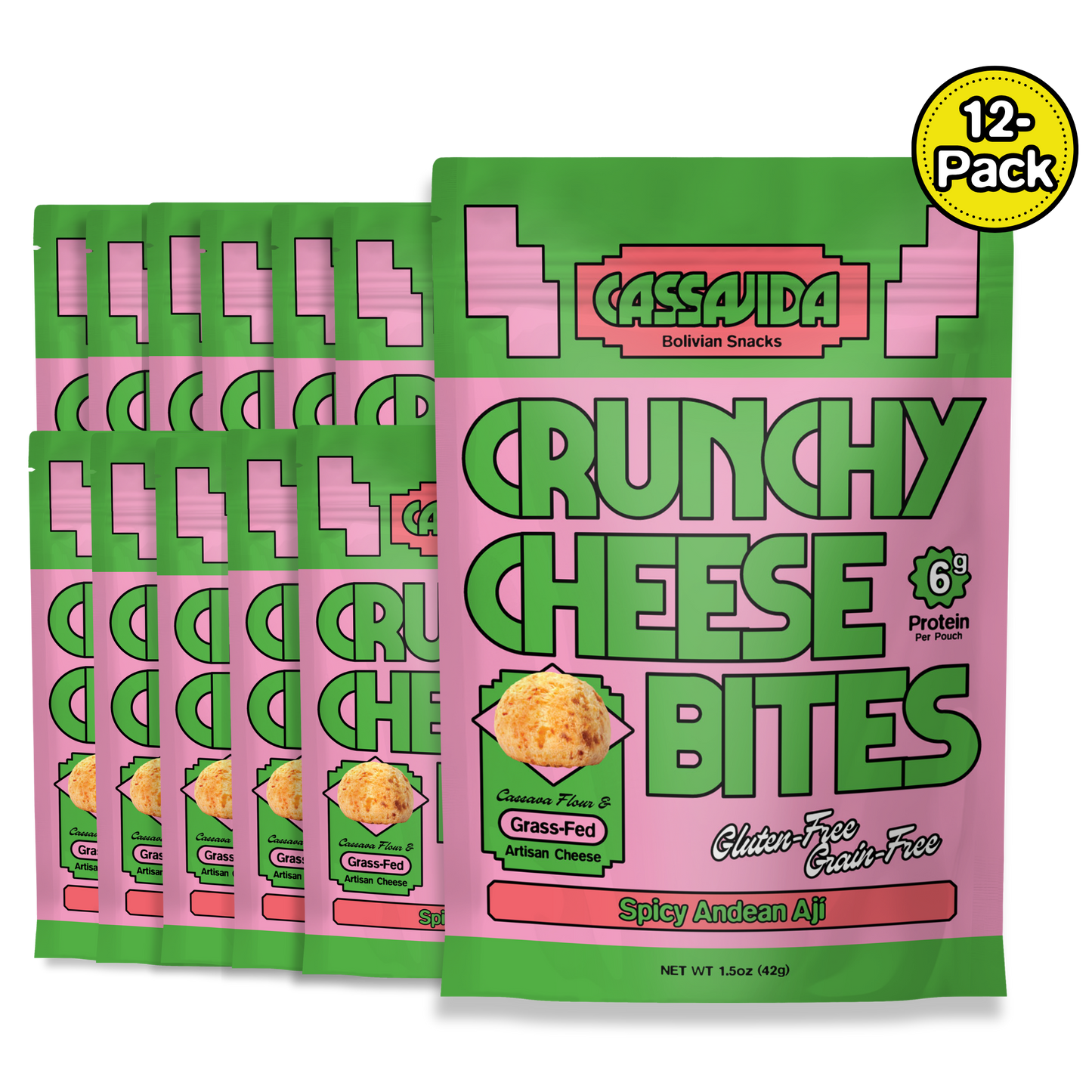 Crunchy Cheese Bites - Spicy Andean Ají