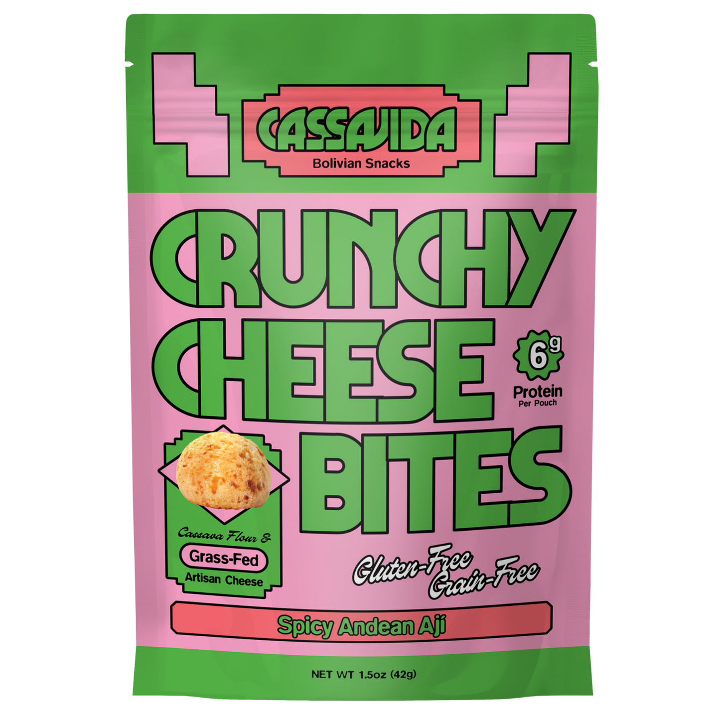 Crunchy Cheese Bites - Spicy Andean Ají
