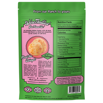 Crunchy Cheese Bites - Spicy Andean Ají