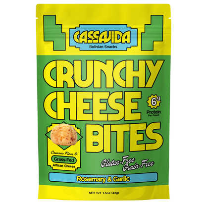 Crunchy Cheese Bites - Rosemary Garlic